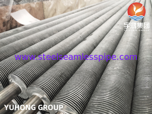 কনডেন্সারের জন্য ASME SA249 TP304 স্টেইনলেস স্টীল ফিন টিউব
