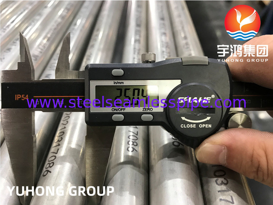 ASME SB622 N06022 Hastelloy C22 নিকেল অ্যালো স্টীল সিউমলেস টিউব