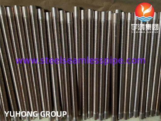 ASTM B111 C70600 O61 তামা নিকেল খাদ তাপ এক্সচেঞ্জারের জন্য নিম্ন ফিন টিউব