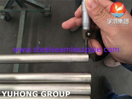 ASME SB338 GR1, GR7, GR9, GR12 কন্ডেনসার বয়লারের জন্য টাইটানিয়াম খাদ স্টিল টিউব