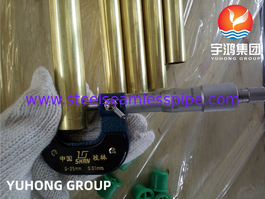 কপার নিকেল টিউব ASTM B111 C70600 C68700 C44300 সিমলেস ব্রাস অ্যাডমিটারি ওয়াটার টিউব হিট এক্সচেঞ্জার ,কন্ডেন্সার