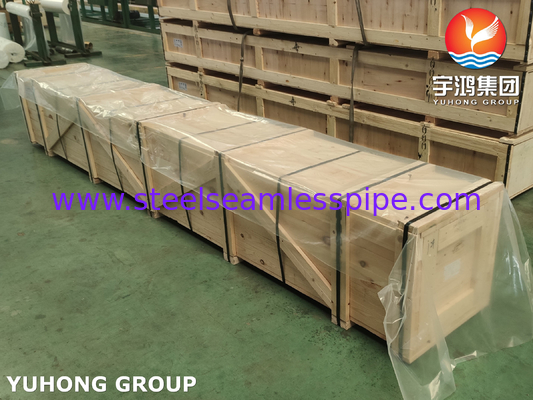 ASME SB111 CuZn20Al2 / CZ110 / UNS C68700 অ্যালুমিনিয়াম ব্রাস সিউমলেস টিউব