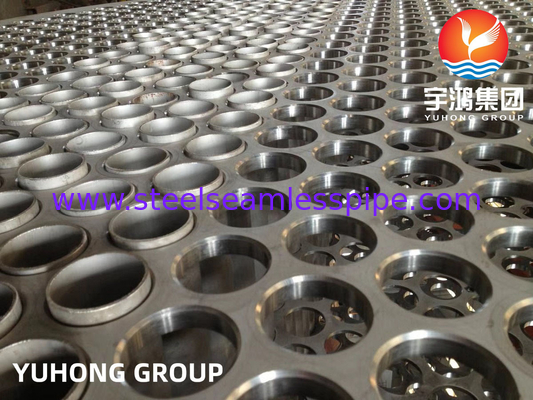 স্টেইনলেস-ক্ল্যাসিং টিউব প্লেট সহ ASTM A266 Gr.2 কার্বন
