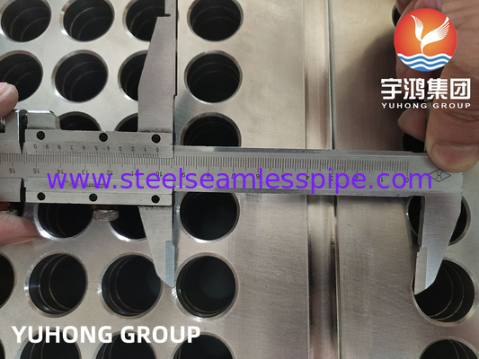 স্টেইনলেস-ক্ল্যাসিং টিউব প্লেট সহ ASTM A266 Gr.2 কার্বন