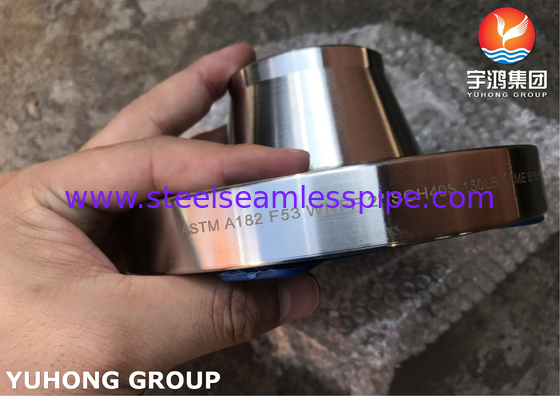 সুপার ডুপ্লেক্স স্টিল ফ্ল্যাঞ্জ ASTM A182 F53, UNS S32750 ওয়েল্ড নেক ফ্ল্যাঞ্জ, RF, FF, B16.5