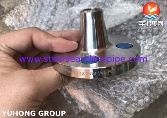 সুপার ডুপ্লেক্স স্টিল ফ্ল্যাঞ্জ ASTM A182 F53, UNS S32750 ওয়েল্ড নেক ফ্ল্যাঞ্জ, RF, FF, B16.5