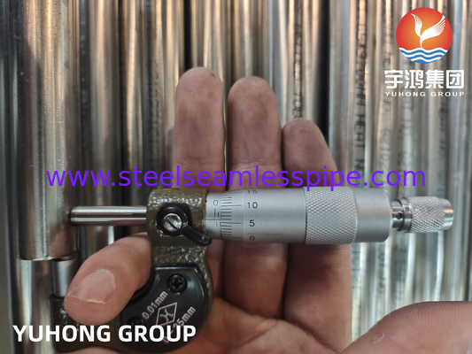 ASME SA249 TP304/304L 1.4301/1.4307 স্টেইনলেস স্টীল উজ্জ্বল Annealed ঝালাই টিউব