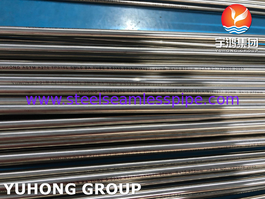 ASTM A270 TP316L সিউমলেস অস্টেনাইটিক এসএস স্যানিটারি টিউব