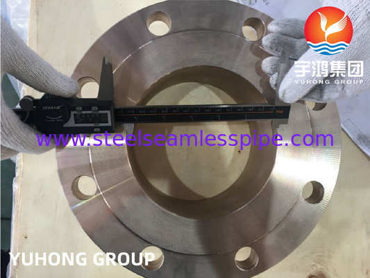 ASTM B151 C70600 কপার নিকেল অ্যালোয় কাঠের ফ্ল্যাঞ্জ ওয়েল্ডনেক উত্তোলিত মুখ B16.5 পাইপলাইন জন্য