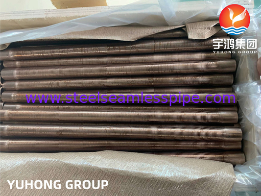 ASTM B111 C70600 কপার নিকেল লো ফিনড টিউব জন্য বয়লার