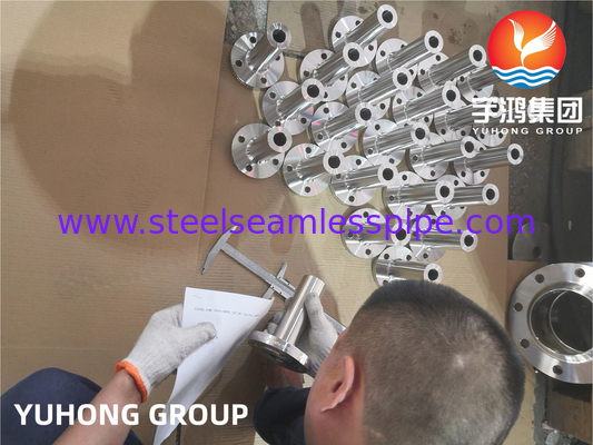 ASME SB564 Monel 400 (UNS N04400, 2.4360) নিকেল অ্যালোয় লং ওয়েড নেক ফ্ল্যাঞ্জ