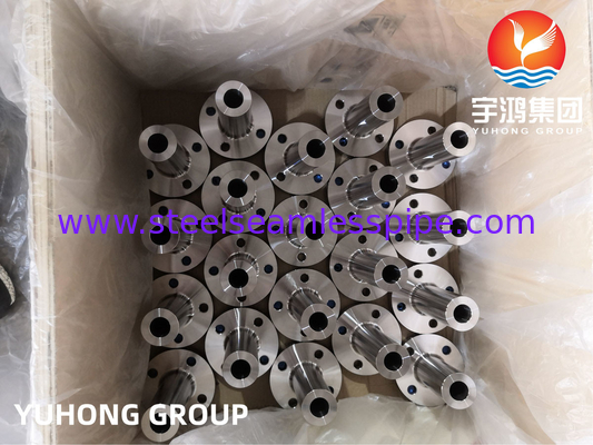 ASME SB564 Monel 400 (UNS N04400, 2.4360) নিকেল অ্যালোয় লং ওয়েড নেক ফ্ল্যাঞ্জ