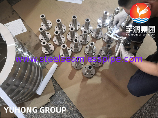 ASME SB564 Monel 400 (UNS N04400, 2.4360) নিকেল অ্যালোয় লং ওয়েড নেক ফ্ল্যাঞ্জ