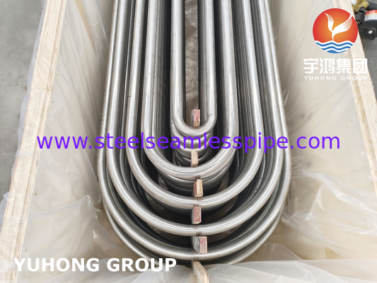A213 TP304 স্টেইনলেস স্টীল উজ্জ্বল ANNEALED ইউ বাঁক টিউব seamlessly