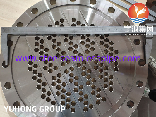 ASTM A182 / ASME SA182 F316L স্টেইনলেস স্টীল টিউব শীট তাপ এক্সচেঞ্জার পার্ট
