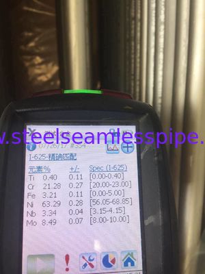 এএসটিএম বি 444 জি -২২ ইনকোনেল 625 তাপ এক্সচেঞ্জার অ্যাপ্লিকেশনের জন্য বিজোড় ইউ বাঁক টিউব 100% ইউটিএইচ &amp; ইটি এবং এইচটি