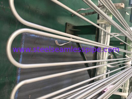 ASME SA213 / SA213M-2013, TP904L / UNS NO8904 স্টেইনলেস স্টীল U বেনড টিউব 19.05 মি এক্স এক্স 1.65 এমএম