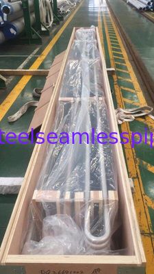 ASME SA213 / SA213M-2013, TP904L / UNS NO8904 স্টেইনলেস স্টীল U বেনড টিউব 19.05 মি এক্স এক্স 1.65 এমএম