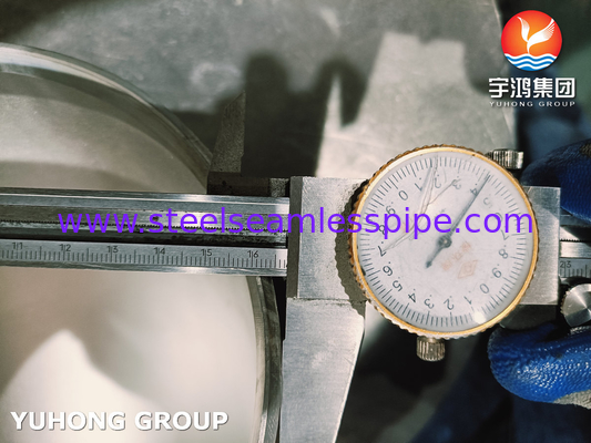 EN10253-4 1.4404 WP316L জল পরিশোধক উদ্ভিদের জন্য ইলভ স্টেইনলেস স্টীল পাইপ ফিটিং