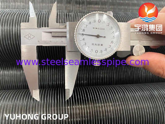 Asme Sa179 ব্যাসার্ধ 25.4mm Cs টিউব সঙ্গে এমবেডেড টাইপ Fins Fined টিউব