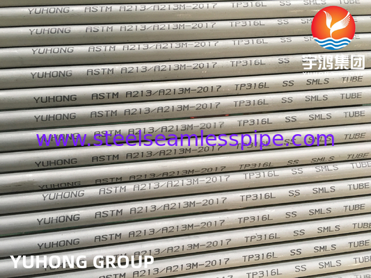 ASME SA213 TP316L 35x2x8000MM তাপ এক্সচেঞ্জারের জন্য সিউমলেস পিকড বয়লার টিউব