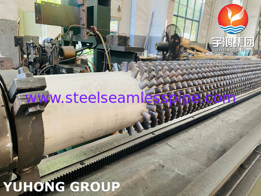 Astm A335 P91 পাইপ স্টেইনলেস স্টীল স্টাফড টাইপ ফিন টিউব সঙ্গে তেল চুলা জন্য