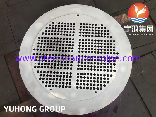 ASTM A182 F304, 304L, SUS304 স্টেইনলেস স্টীল টিউব শীট তাপ এক্সচেঞ্জার জন্য
