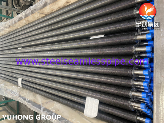 Asme Sa210 গ্রেড A1 কার্বন ইস্পাত ফিনড টিউবস এমবেডেড জি টাইপ অ্যালুমিনিয়াম ফিনস সহ