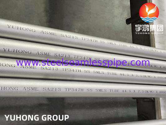 Asme Sa213 Tp347h স্টেইনলেস স্টীল সিউমলেস বয়লার টিউব GL অনুমোদিত