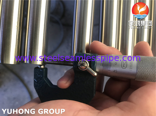 ASTM A269 TP316L সিমলেস টিউব Ra≤0.2μm মেডিকেল ফিডিং স্ট্র, ISO 13485 সার্টিফাইড​