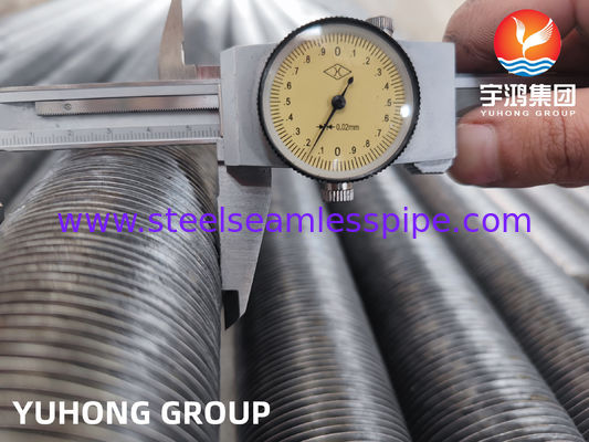 তাপ এক্সচেঞ্জার এবং কনডেনসার অ্যাপ্লিকেশনের জন্য অ্যালুমিনিয়াম ফিন উপাদান এবং একাধিক ফিন প্রকারের কাস্টমাইজড ফিনড টিউব