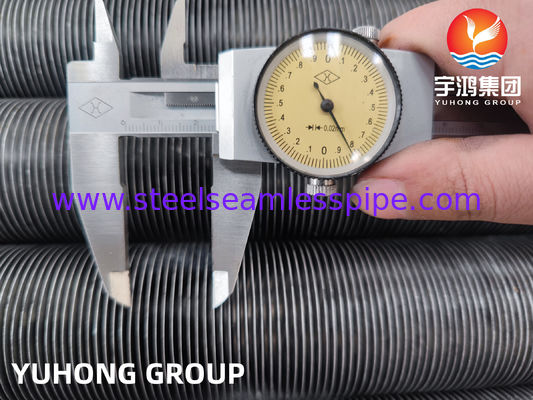 তাপ এক্সচেঞ্জার এবং কনডেনসার অ্যাপ্লিকেশনের জন্য অ্যালুমিনিয়াম ফিন উপাদান এবং একাধিক ফিন প্রকারের কাস্টমাইজড ফিনড টিউব