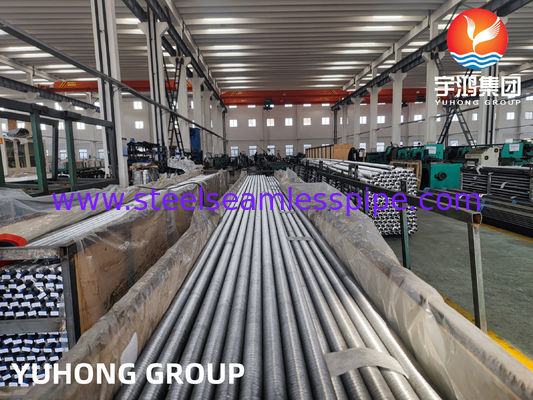 তাপ এক্সচেঞ্জার এবং কনডেনসার অ্যাপ্লিকেশনের জন্য অ্যালুমিনিয়াম ফিন উপাদান এবং একাধিক ফিন প্রকারের কাস্টমাইজড ফিনড টিউব