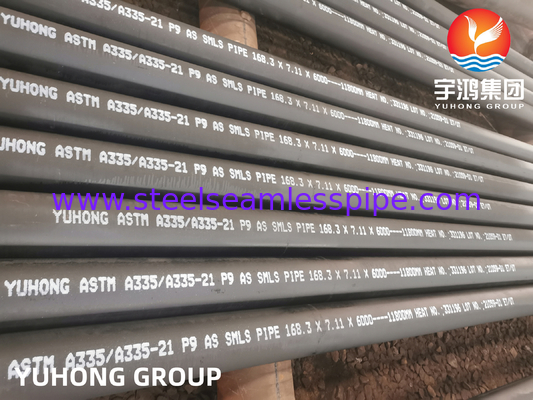 পাওয়ার প্ল্যান্টের জন্য ASTM A335 P9 সিমলেস অ্যালোয় স্টিল টিউব