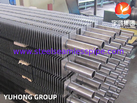 ASTM A192 কার্বন ইস্পাত HH-টাইপ বর্গাকার পাখাযুক্ত টিউব বয়লারে ইকোনোমাইজারগুলির জন্য