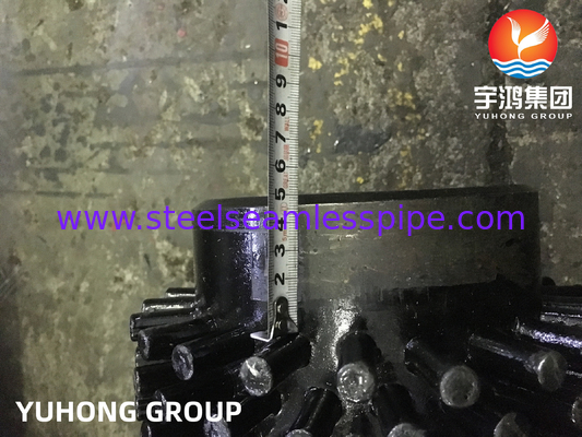 ASME SA335 P9 রিফর্মার কনভেকশন বিভাগের জন্য 10 থেকে 508 মিমি পর্যন্ত Helical Studs OD সহ HFW টিউব