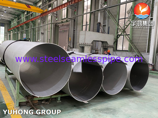 Astm A358 Cl.1 Cl.3 Tp304h স্টেইনলেস স্টীল welded পাইপ সরল শেষ