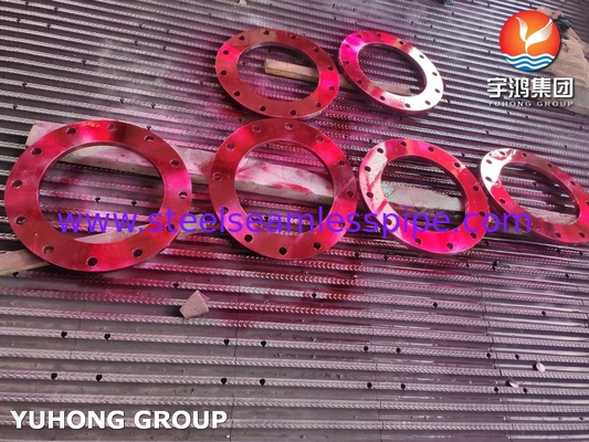 ASTM A240 F904L স্টেইনলেস স্টীল AWWA C207 টেবিল 2 ক্লাস ডি এফএফ ফ্ল্যাঞ্জের উপর স্লিপ