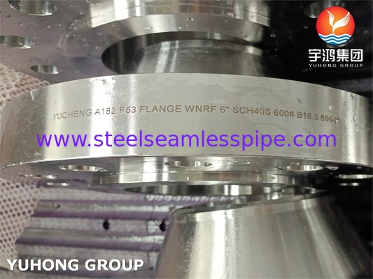 ASTM A182 F53 / UNS S32750 সুপার ডুপ্লেক্স স্টেইনলেস স্টীল 2507 WNRF ফ্ল্যাঞ্জ