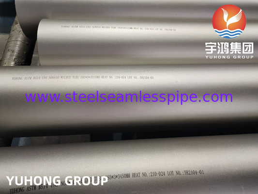 ASME SB514 Incoloy 800H ওয়েল্ড টিউব সাধারণ ক্ষয়কারী সেবা জন্য নিকেল-আয়রন-ক্রোমিয়াম খাদ ইস্পাত