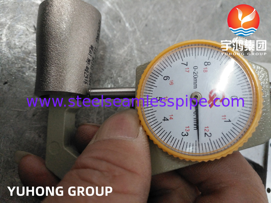 JIS B2312 SS304 সিউমলেস বট ওয়েল্ড রিডাক্টর ECC রিডাক্টর স্টেইনলেস স্টীল ফিটিং