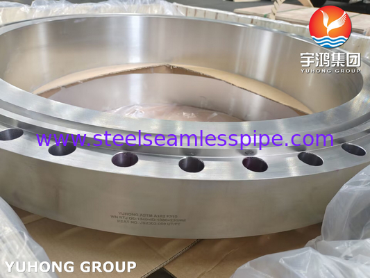 স্টেইনলেস স্টীল ওয়েল্ড নেক RTJ ফ্ল্যাঞ্জ ASME B16.5 ASTM A182 F310 WNRTJ ফ্ল্যাঞ্জ