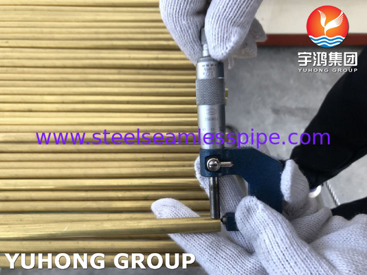 ASME SB111 C70600 C68700 C71500 C44300 সিউমলেস টিউব 100% HT 15.88 X 1.24 X 6096MM