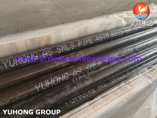 খাদ ইস্পাত Seamless টিউব ASTM A335 P5 কালো পেইন্টিং বেভেলড শেষ পাইপ