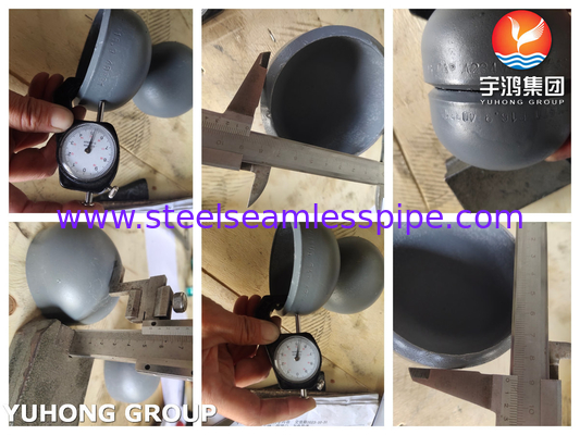 ASME B16.9 ASTM A234 WPB কার্বন ইস্পাত পাইপ ফিটিং কালো লেপযুক্ত ফিটিং