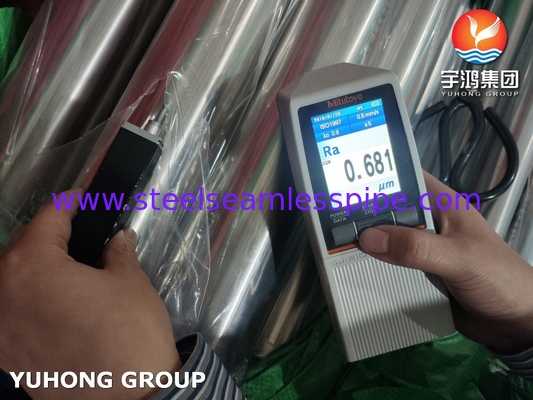ASME SA270 ASTM A270 স্টেইনলেস স্টীল ঝালাই টিউব পোলিশ 320 240 GRIT TP304