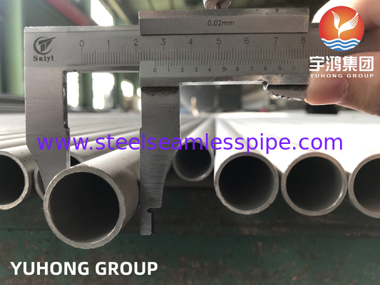 ASME SA312 TP304L তাপ এক্সচেঞ্জারের জন্য অস্টেনাইটিক স্টেইনলেস স্টীল সিউমলেস পাইপ