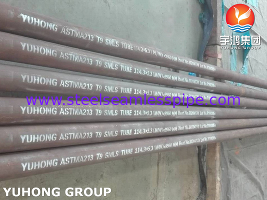 ASME SA213 T9 অ্যালগরি স্টীল সিউমলেস টিউব ফায়ার ফার্নেস ফায়ার হিটার কনভেকশন টিউব রেডিয়েন্ট টিউব