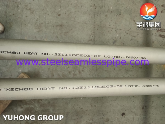 জল চিকিত্সা ASTM A790 UNS S32750 সিউমলেস সুপার ডুপ্লেক্স স্টেইনলেস স্টীল পাইপ