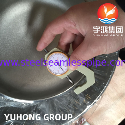 ASME SA403 Butt Weld Fittings 316L সিউমলেস ক্যাপ